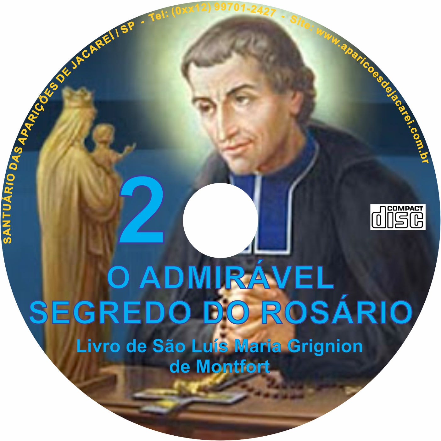 CD O admirável segredo do Rosário 2 CD O admirável segredo do Rosário 2